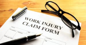Work injury claim form