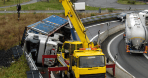 work vehicle accident